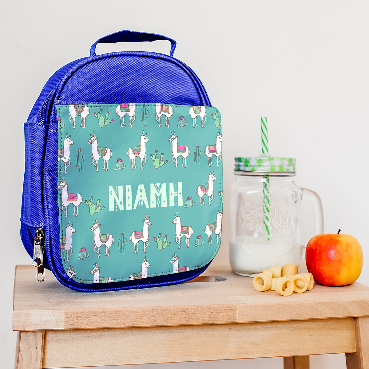 Personalised backpack and discount lunchbox